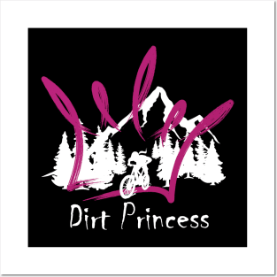 Dirt Princess - White Posters and Art